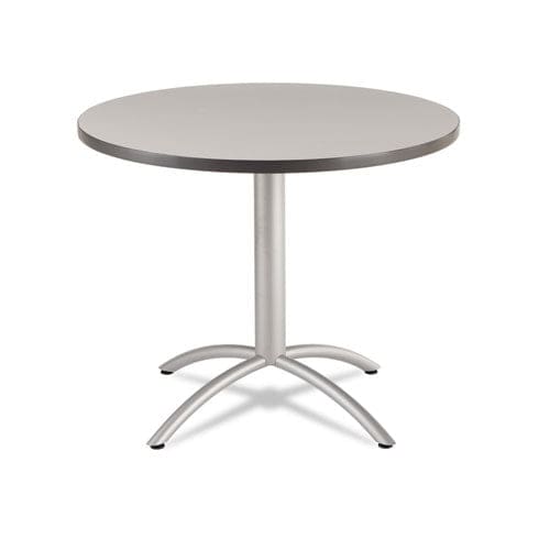 Iceberg Cafeworks Table Cafe-height Round Top 36 Diameter X 30h Gray/silver - Furniture - Iceberg