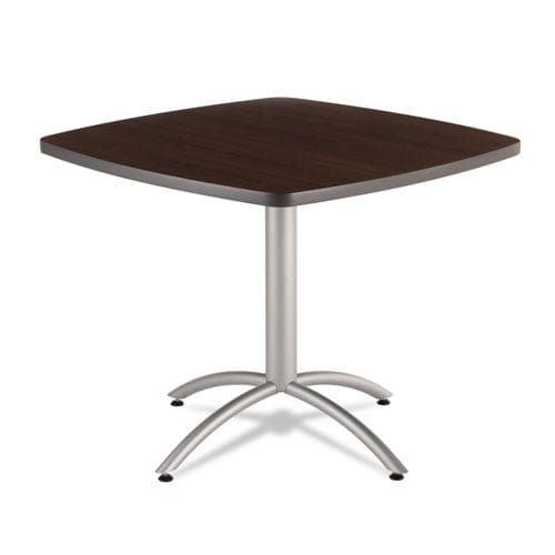 Iceberg Cafeworks Table Cafe-height Square Top 36w X 36d X 30h Gray/silver - Furniture - Iceberg