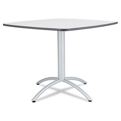 Iceberg Cafeworks Table Cafe-height Square Top 36w X 36d X 30h Gray/silver - Furniture - Iceberg
