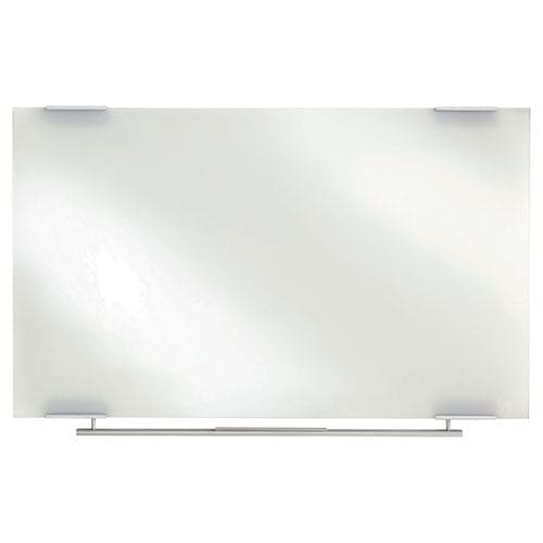 Iceberg Clarity Glass Dry Erase Board With Aluminum Trim 60 X 36 White Surface - School Supplies - Iceberg