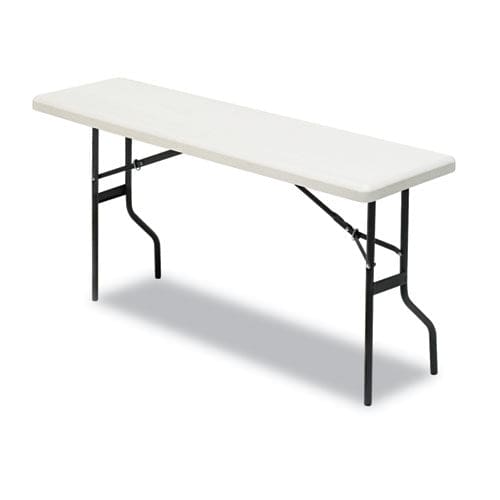 Iceberg Indestructable Classic Folding Table Rectangular Top 1,200 Lb Capacity 72w X 18d X 29h Platinum - Furniture - Iceberg