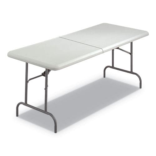 Iceberg Indestructable Classic Folding Table Rectangular Top 1,200 Lb Capacity 72w X 18d X 29h Platinum - Furniture - Iceberg