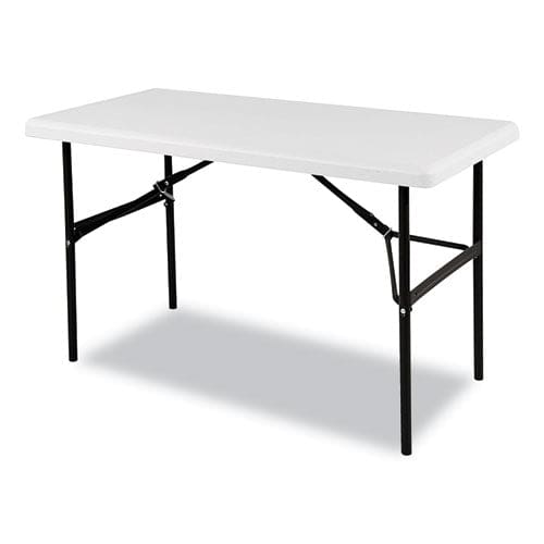 Iceberg Indestructable Classic Folding Table Rectangular Top 300 Lb Capacity 48w X 24d X 29h Platinum - Furniture - Iceberg