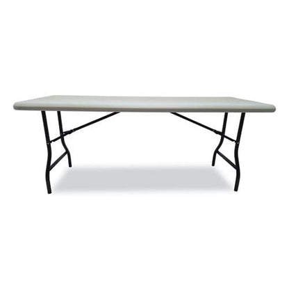 Iceberg Indestructable Industrial Folding Table Rectangular Top 2,000 Lb Capacity 72w X 30d X 29h Platinum - Furniture - Iceberg