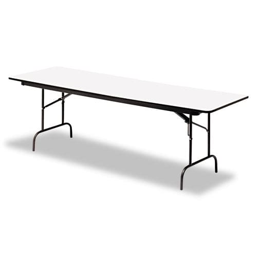 Iceberg Officeworks Commercial Wood-laminate Folding Table Rectangular Top 60w X 30w X 29h Gray/charcoal - Furniture - Iceberg