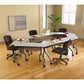 Iceberg Officeworks Mobile Training Table Rectangular 60w X 18d X 29h Gray/charcoal - Furniture - Iceberg