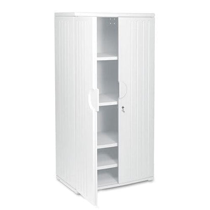 Iceberg Rough N Ready Storage Cabinet Four-shelf 36w X 22d X 72h Platinum - Furniture - Iceberg
