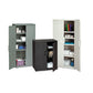 Iceberg Rough N Ready Storage Cabinet Two-shelf 36w X 22d X 46h Platinum - Furniture - Iceberg