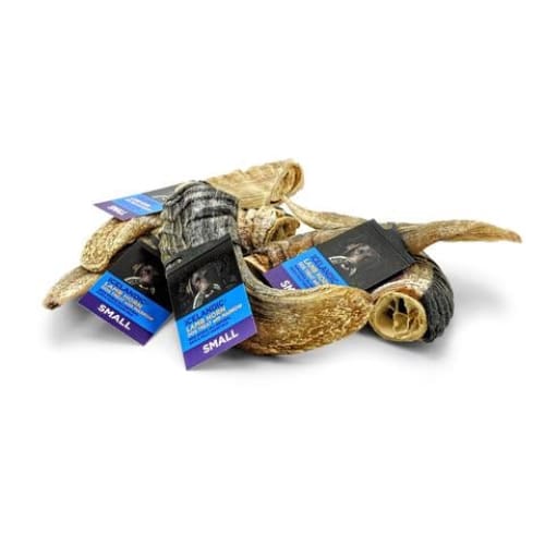 Icelandic Lamb Horn - Bulk 24-Count (Display Refill) (Sized Approx. 6.5-7In) - Pet Supplies - Icelandic