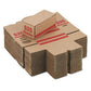Iconex Corrugated Cardboard Coin Storage With Denomination Printed On Side 8.5 X 4.38 X 3.63 Red - Office - Iconex™