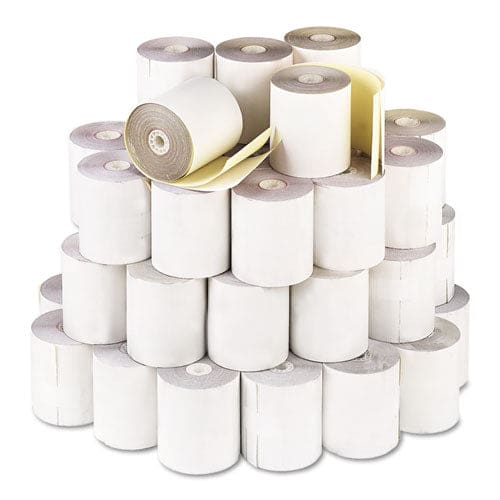Iconex Impact Printing Carbonless Paper Rolls 0.69 Core 3.25 X 80 Ft White/canary 60/carton - Office - Iconex™