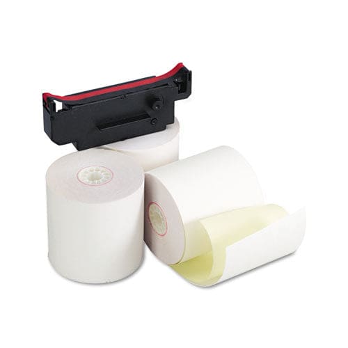 Iconex Impact Printing Carbonless Paper Rolls 2.25 X 70 Ft White/canary 10/pack - Office - Iconex™