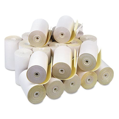 Iconex Impact Printing Carbonless Paper Rolls 4.5 X 90 Ft White/canary 24/carton - Office - Iconex™