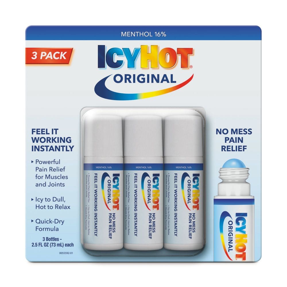 Icy Hot Original No-Mess Applicator (2.5 oz. 3 pk.) - First Aid - Icy Hot