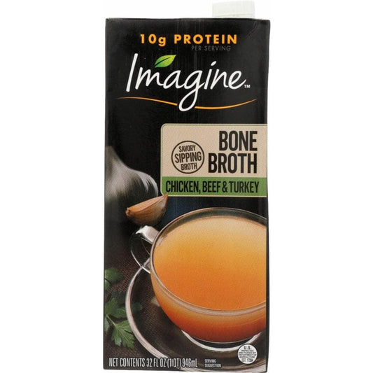 IMAGINE IMAGINE Chicken Beef And Turkey Bone Broth, 32 fo