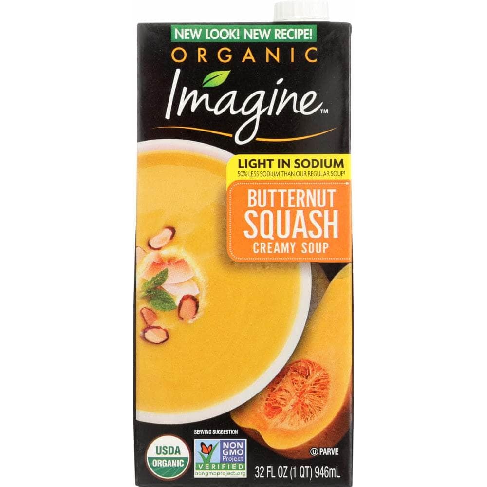 Imagine Foods Imagine Organic Soup Light in Sodium Creamy Butternut Squash Soup, 32 oz