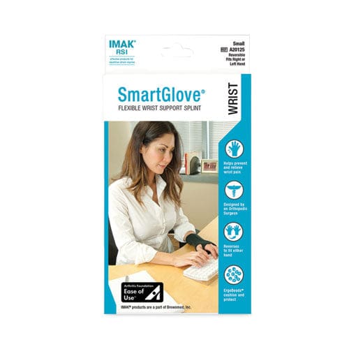 IMAK RSI Smartglove Wrist Wrap Small Fits Hands Up To 3.25 Wide Black - Janitorial & Sanitation - IMAK® RSI