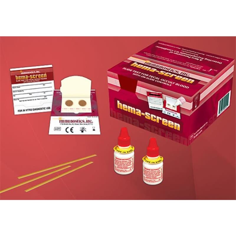 Hemo Box Immunostics Hema-Screen Kit, Box of 100 | ShelHealth
