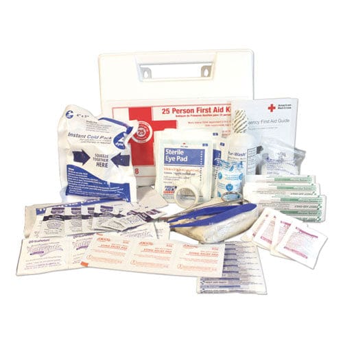 Impact 25-person First Aid Kit 107 Pieces Plastic Case - Janitorial & Sanitation - Impact®