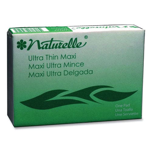Impact Naturelle Maxi Pads #4 Ultra Thin With Wings 200 Individually Wrapped/carton - Janitorial & Sanitation - Impact®