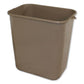 Impact Soft-sided Wastebasket 41 Qt Polyethylene Beige - Janitorial & Sanitation - Impact®