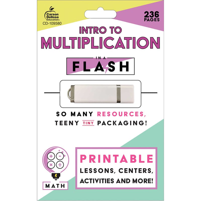 In A Flash Intro To Multiplication (Pack of 6) - Multiplication & Division - Carson Dellosa Education