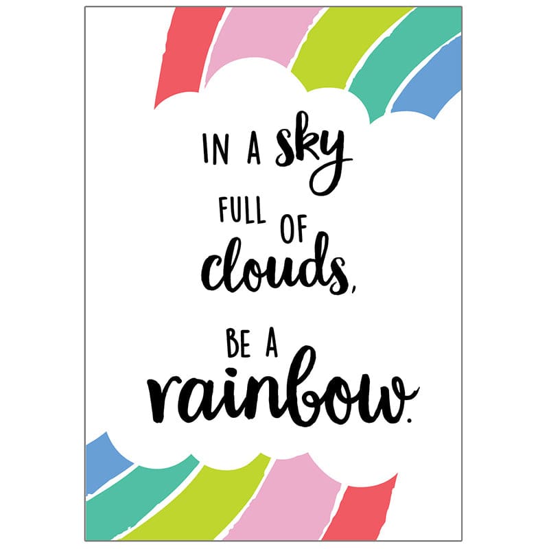 In A Sky Full Of Clouds Poster (Pack of 12) - Motivational - Creative Teaching Press