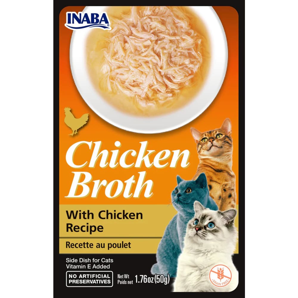 Inaba Cat Broth Chicken 6Ct-1.76Oz - Pet Supplies - Inaba