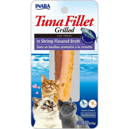 Inaba Cat Grill Fil Tuna-Shrimpbroth 0.5Oz-6Ct - Pet Supplies - Inaba