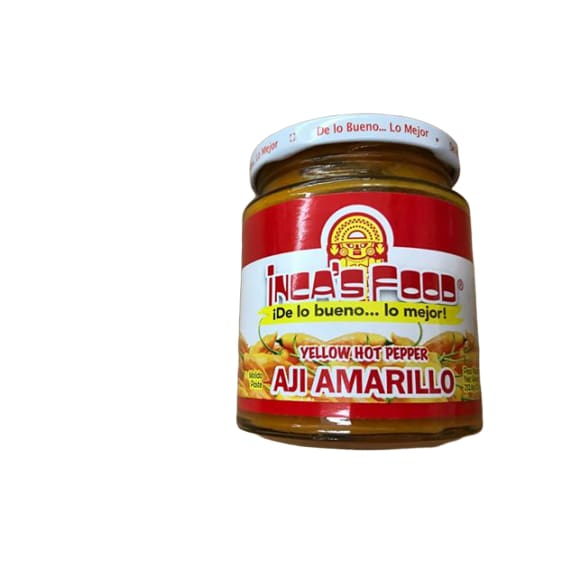 Inca's Food Aji Amarillo Paste - Hot Yellow Pepper Paste, 7.5 Oz - ShelHealth.Com