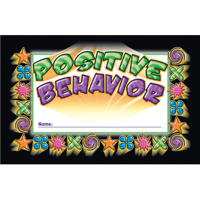 Incentive Punch Cards Positive Behavior 36/Pk (Pack of 12) - Tickets - North Star Teacher Resource