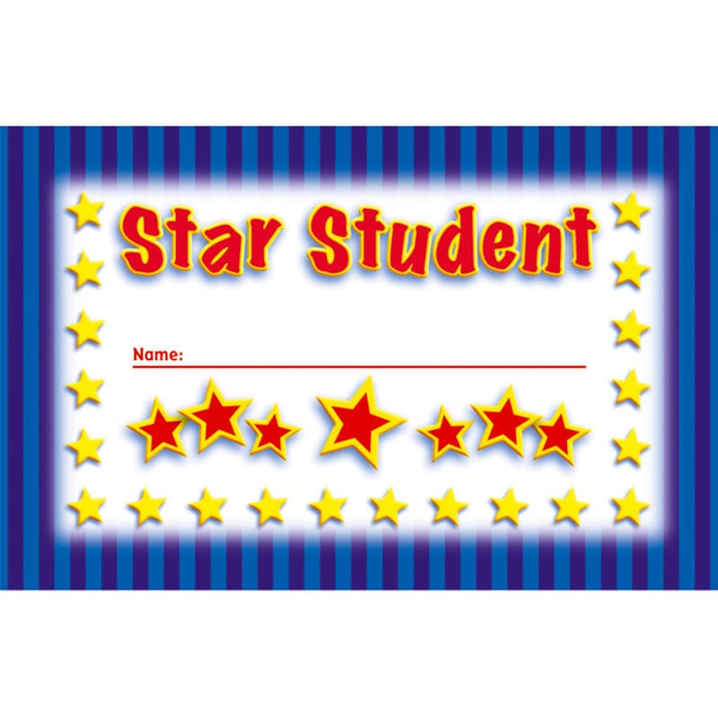 Incentive Punch Cards Star Student 36/Pk (Pack of 12) - Tickets - North Star Teacher Resource