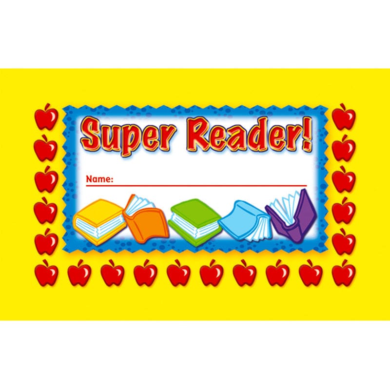 Incentive Punch Cards Super Reader 36/Pk (Pack of 12) - Tickets - North Star Teacher Resource