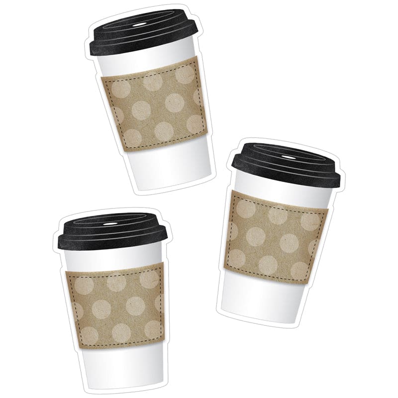 Industrial Cafe To-Go Cup Cut-Outs (Pack of 8) - Accents - Carson Dellosa Education