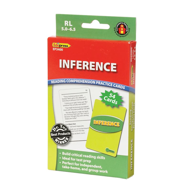 Inference Practice Cards Reading Levels 5.0-6.5 (Pack of 6) - Comprehension - Teacher Created Resources