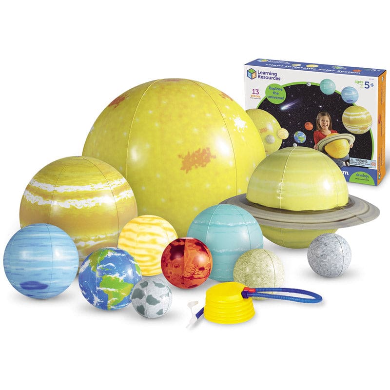 Inflatable Solar System Demonstration Set - Astronomy - Learning Resources