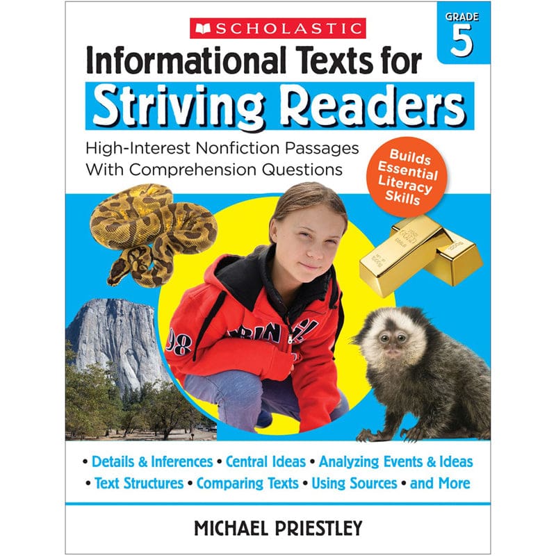 Info Texts For Strivng Readers Gr 5 (Pack of 3) - Activities - Scholastic Teaching Resources