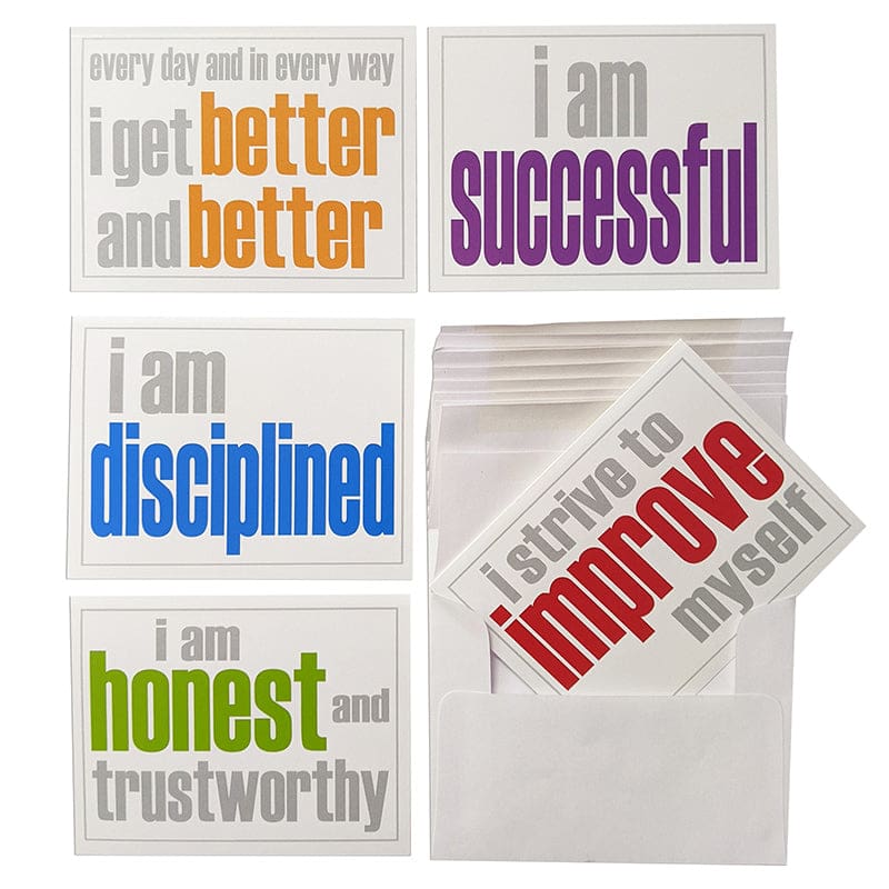 Inner Strength Set Note Cards with Env 2 Ea Of 5 Titles (Pack of 6) - Postcards & Pads - Inspired Minds