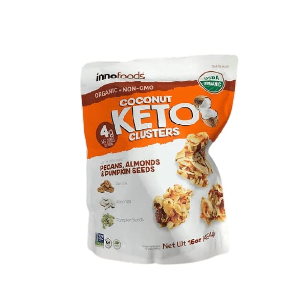 Innofoods Innofoods Coconut Keto Clusters with Organic Pecans, Almonds & Pumpkin Seeds, 16 oz.
