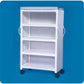 Innovative Products Unlimited Linen Cart Medium 4-Shelf Wineberry - Item Detail - Innovative Products Unlimited