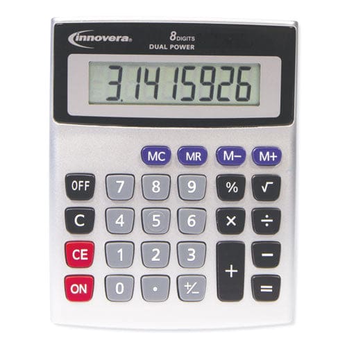 Innovera 15927 Desktop Calculator Dual Power 8-digit Lcd - Technology - Innovera®