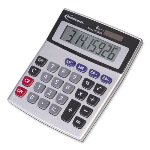 Innovera 15927 Desktop Calculator Dual Power 8-digit Lcd - Technology - Innovera®