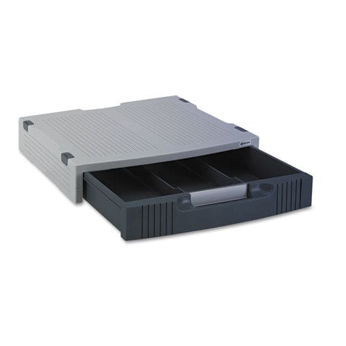 Innovera Basic Lcd Monitor/printer Stand 15 X 11 X 3 Charcoal Gray/light Gray - School Supplies - Innovera®