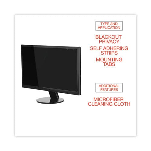 Innovera Blackout Privacy Filter For 20 Widescreen Flat Panel Monitor 16:9 Aspect Ratio - Technology - Innovera®