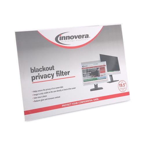 Innovera Blackout Privacy Monitor Filter For 19.5 Widescreen Flat Panel Monitor 16:9 Aspect Ratio - Technology - Innovera®