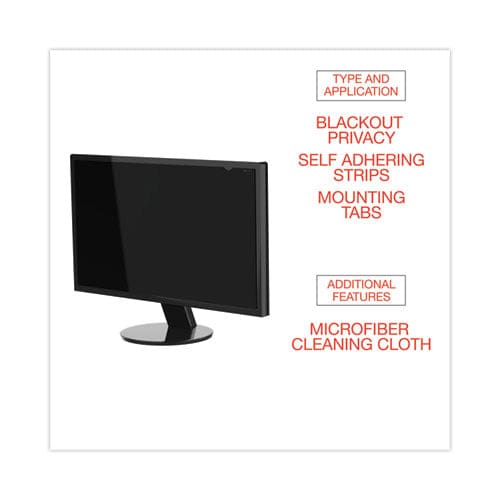 Innovera Blackout Privacy Monitor Filter For 23.6 Widescreen Flat Panel Monitor 16:9 Aspect Ratio - Technology - Innovera®