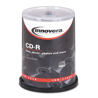 Innovera Cd-r Recordable Disc 700 Mb/80min 52x Spindle Silver 100/pack - Technology - Innovera®