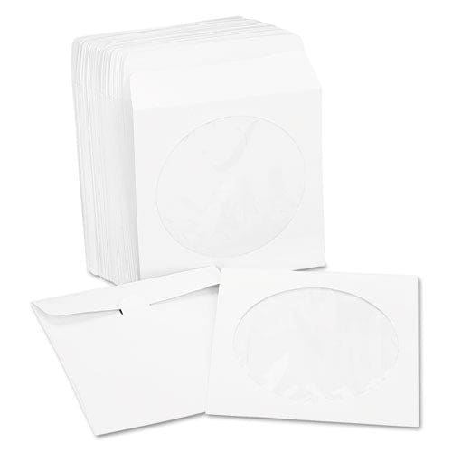 Innovera Cd/dvd Envelopes Clear Window 1 Disc Capacity White 50/pack - Technology - Innovera®