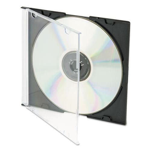 Innovera Cd/dvd Slim Jewel Cases Clear/black 50/pack - Technology - Innovera®