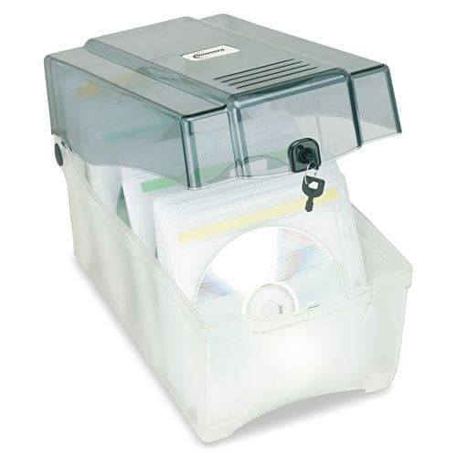 Innovera Cd/dvd Storage Case Holds 150 Discs Clear/smoke - Technology - Innovera®